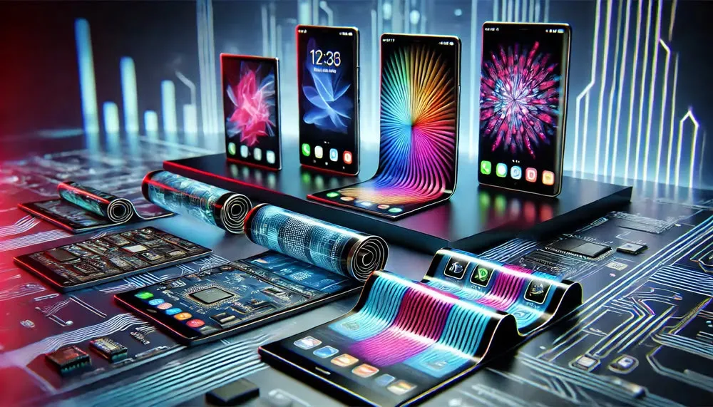 Innovative foldable and rollable phones