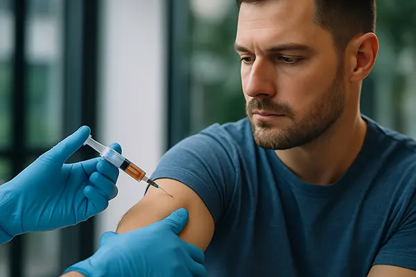 Microchip under skin
