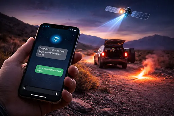 Satellite messaging interface